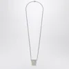 Rick Owens Silver Cunt Necklace In Metal