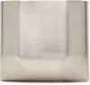 Rick Owens Silver Hollywood Prong Clutch In 128 Palladio