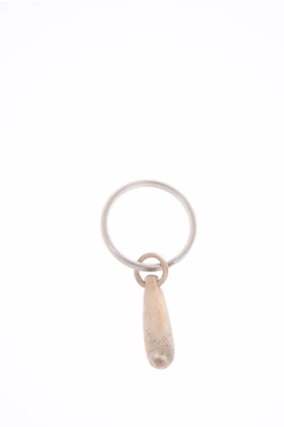 Rick Owens Silver Keyring With Pendant
