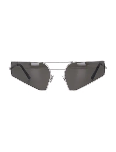 Rick Owens Silver Prong Sunglasses