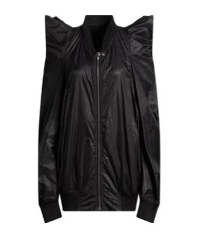 Rick Owens Simple Windbreaker In Black