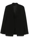 Rick Owens Fogpocket Soft Soft Blazer In Black