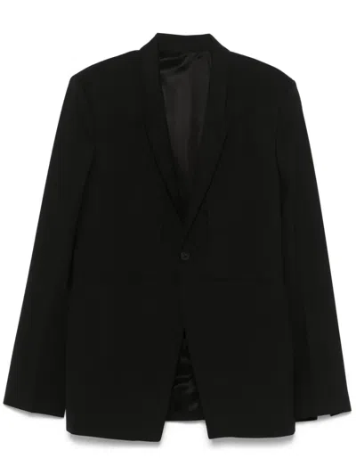 RICK OWENS SINGLE-BREASTED BLAZER