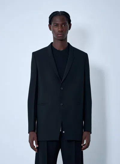 Rick Owens Single-breasted Blazer In Black