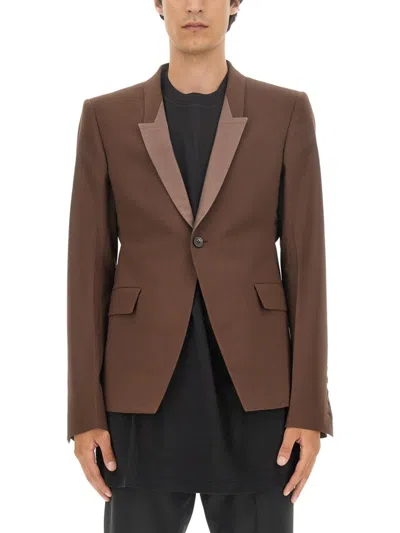 RICK OWENS RICK OWENS SINGLE-BREASTED JACKET
