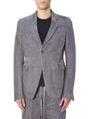 Rick Owens Innovative Single-breasted Jacket In Grey