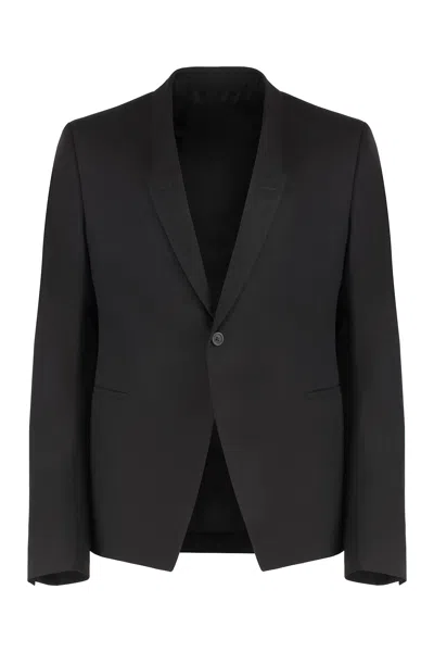 RICK OWENS SINGLE-BREASTED ONE BUTTON JACKET