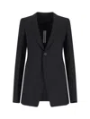 Rick Owens Single-breasted Wool Blazer