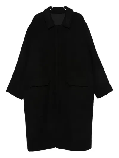 Rick Owens Single Button Coat In Black