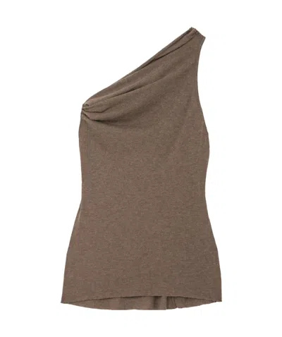 Rick Owens Single-shoulder Knitted Top