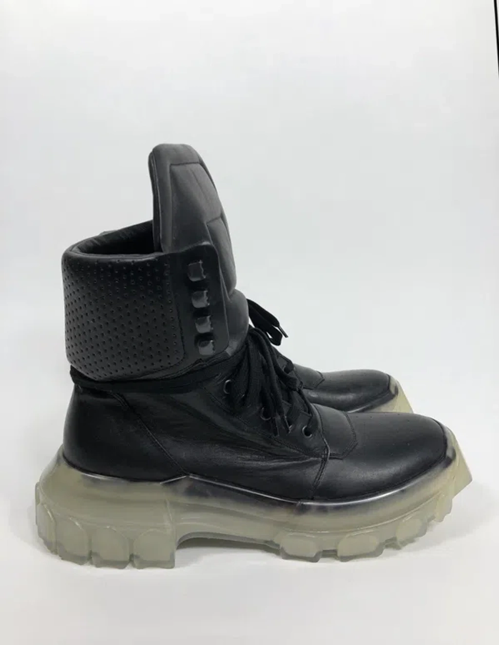 リックオウエンス　rick owens トラクターダンクブーツ　黒　ブラック リックオウエンス rick owens トラクターダンクブーツ 黒 ブラック