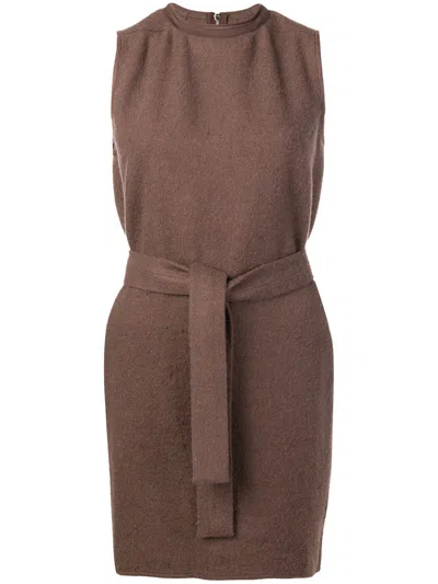 Rick Owens Sisytank Tunic Raising In Brown