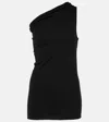 Rick Owens Athena One-shoulder Top - Women's - Elastane/cupro In Black