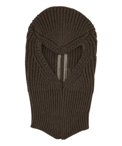 Rick Owens Ski Mask In Brown