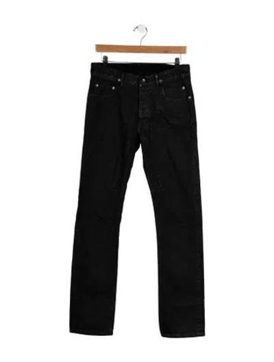 Pre-owned Rick Owens Skinny Jeans In Black