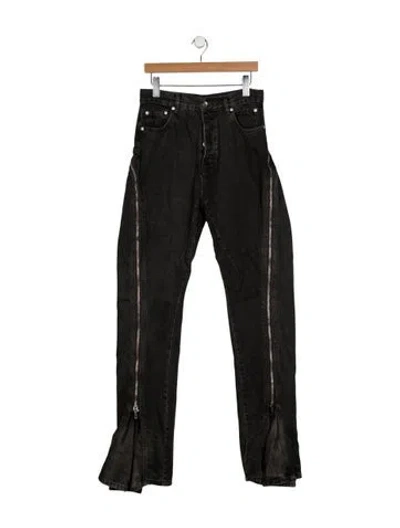Pre-owned Rick Owens Skinny Jeans In Black