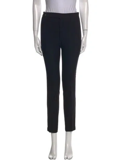 Pre-owned Rick Owens Skinny Leg Pants In Black