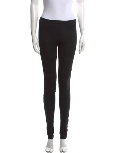 Pre-owned Rick Owens Skinny Leg Pants In Black