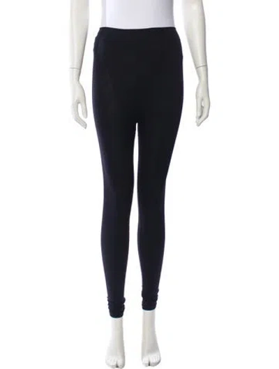 Pre-owned Rick Owens Skinny Leg Pants In Black