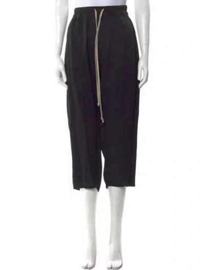 Pre-owned Rick Owens Skinny Leg Pants In Black