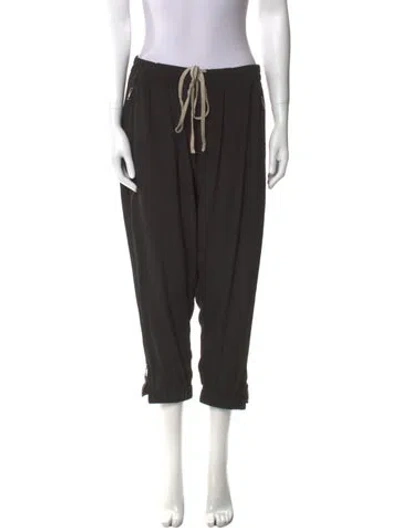 Pre-owned Rick Owens Skinny Leg Pants In Black