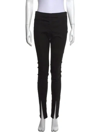 Pre-owned Rick Owens Skinny Leg Pants In Black