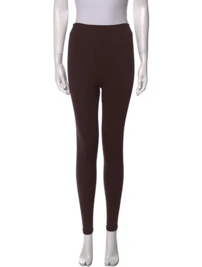 Pre-owned Rick Owens Skinny Leg Pants In Brown