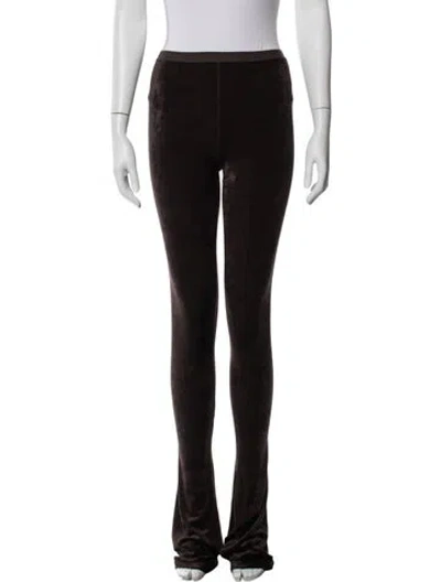 Pre-owned Rick Owens Skinny Leg Pants In Brown