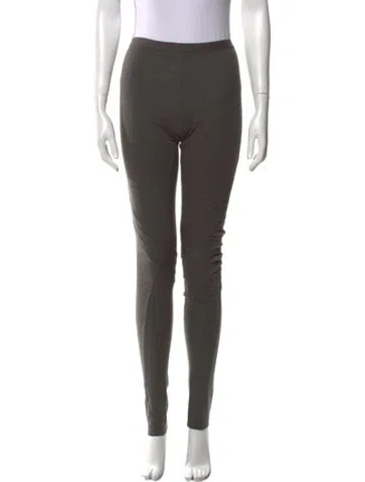 Pre-owned Rick Owens Skinny Leg Pants In Grey