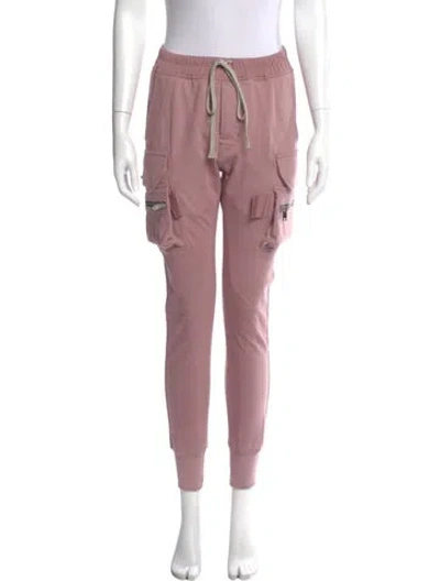 Pre-owned Rick Owens Skinny Leg Pants In Pink