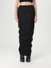 Rick Owens "pillar" Maxi Skirt In Black