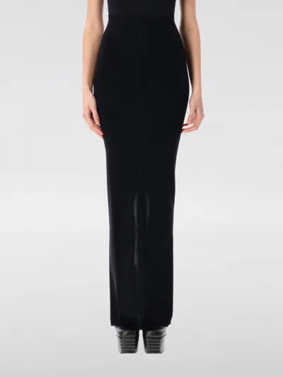 RICK OWENS SKIRT RICK OWENS WOMAN COLOR BLACK,G79611002