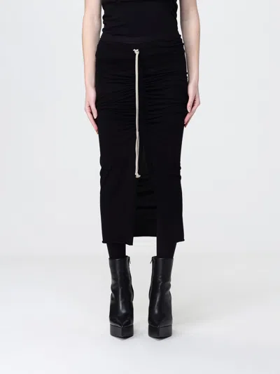 Rick Owens Skirt Woman  In Black
