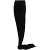 Rick Owens 'edfu' Black Long Skirt With Drapes And Front Slit In Tech Fabric Woman In Black