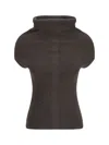 Rick Owens Sl Crater Knitted Top In Brown