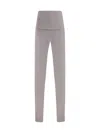 Rick Owens Sliced Skirt In Gray