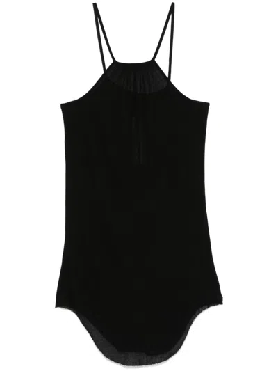 Rick Owens Skorpio Tank Top In Black