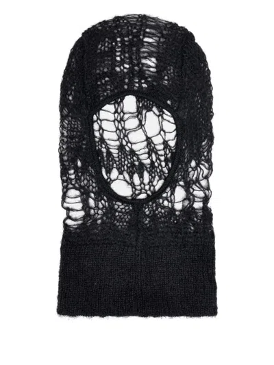 Rick Owens Skull Balaclava In Black