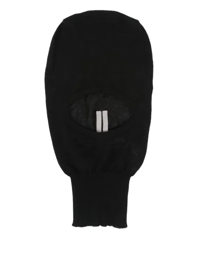 Rick Owens Skull Cashmere Hat In Black