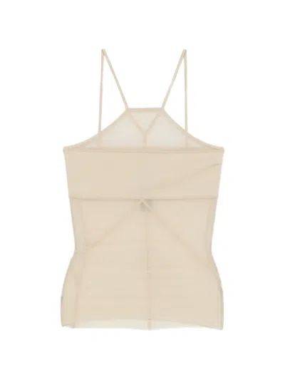 Rick Owens Sl Combo Tank Top In Orange