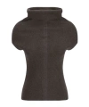 Rick Owens Sl Crater Knitted Top In Black