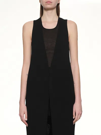 Rick Owens Sl Cyclops Coat In Black
