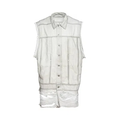 Pre-owned Rick Owens Sl Jumbo Worker 'milk Wash' | White | Men's Size 48
