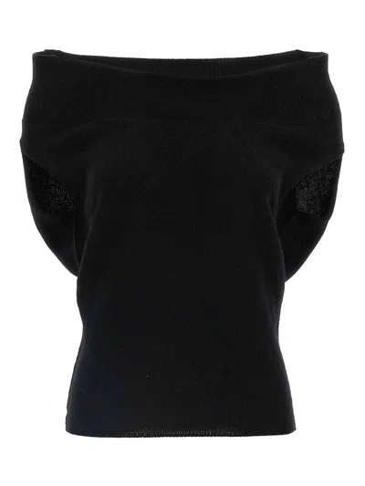 Rick Owens Sl Shroud Top In Black