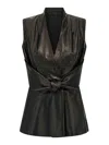 Rick Owens Black Sleeveless Strutter Vest In Black