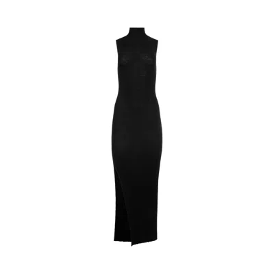 Pre-owned Rick Owens Sl Turtle Dress 'black' | Women's Size S