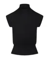 Rick Owens Short-sleeved Tops In Black
