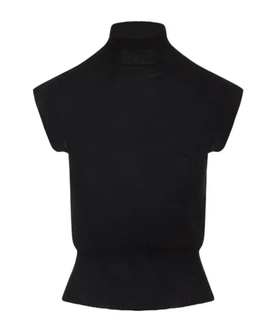 Rick Owens Short-sleeved Tops In Black