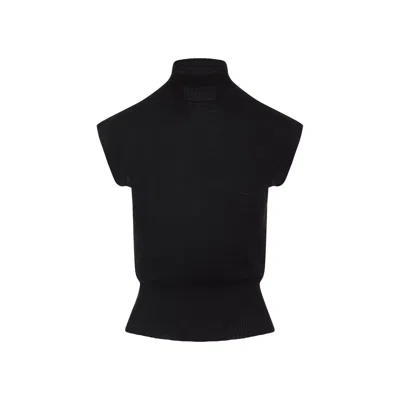 Rick Owens Sl Turtle Top In Black