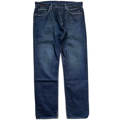 Pre-owned Rick Owens Slab Waxed Dark Rust Blue 2002